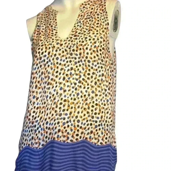 Maeve Anthropologie Emma Polka Dot Tank Top size 8 - Picture 2 of 12